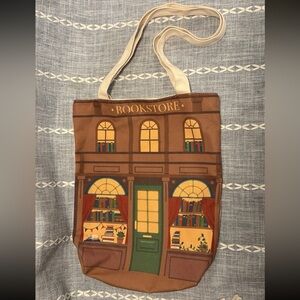Loungefly Bookstore Canvas Tote Bag EXCLUSIVE EUC